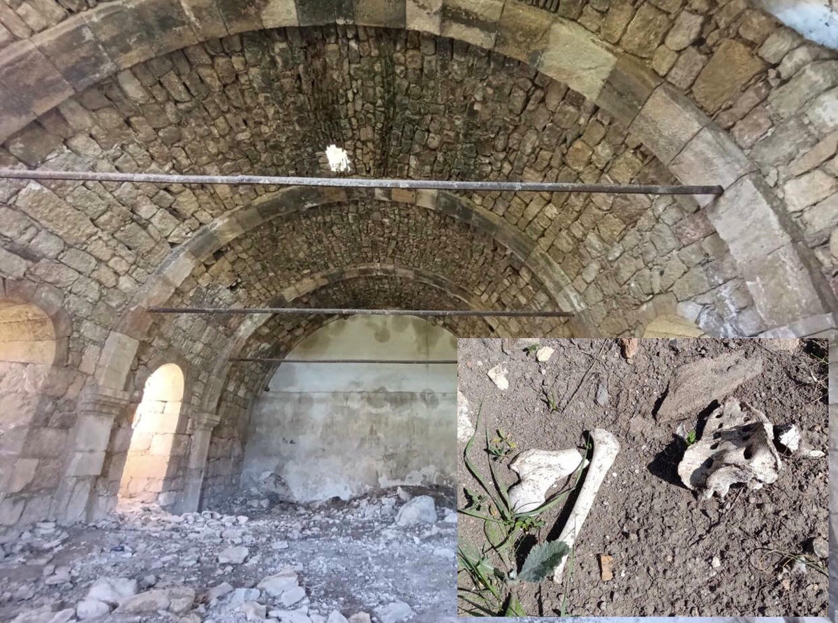 Sivas’taki Surp Minas Kilisesi ve mezarlığı harap halde